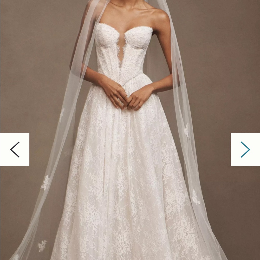 Wtoo by Watters Charlotte Strapless Wedding Gown